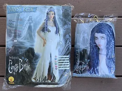 Corpse Bride Costume (1 SIZE FITS UP TO A 12 In Women’s) & Wig From Rubie’s • $75