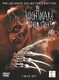 A Nightmare On Elm Street 1-7 DVD (7- Disc 2004) Cert 18 UK Region 2 PAL • £8