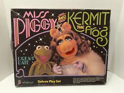 Vtg 1981 Jim Henson's Miss Piggy And Kermit The Frog Colorforms Deluxe Play Set  • $35