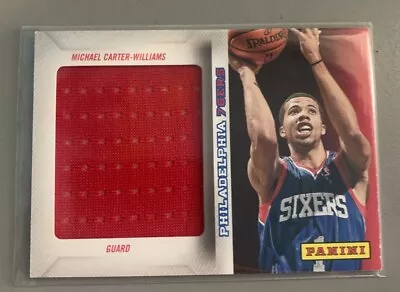 Michael Carter Williams 2013-14 Panini Fathers Day Jersey Patch Relic RC • $2.50