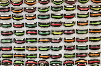 Bulk Lots 32pcs Fashion Lady Variety Change Color Mood Ring Wholesale Rings • $19.99