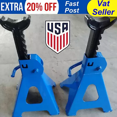 Scissor Racing Jack Stands Lift 3Ton 6000 Lb Pair (1) Heavy Duty Car Truck Auto • $36