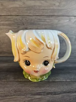  RARE 1950’s Vintage LEFTON  Thumbelina Pixie Teapot #1695 NO LID • $84.99