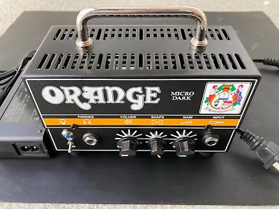 Orange Amplifiers 20W Micro Dark Hybrid Tube Class D Guitar Amp Head+Upgrade PSU • $150