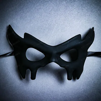 $12.99 • Buy Black Devil Halloween Masquerade Eye Mask For Masquerade Halloween Costume Party