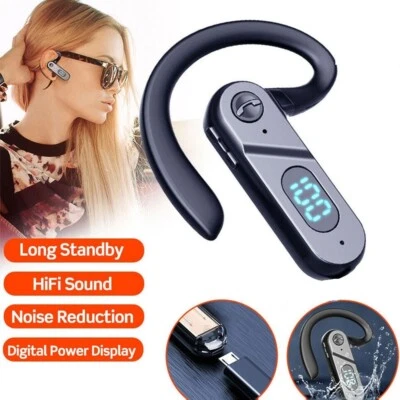$16.79 • Buy Bluetooth 5.2 Bone Conduction Headset Sport Stereo Headphones Wireless Earphones