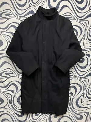 Ermenegildo Zegna Men's Polyester Nylon Trench Coat Jacket Black Size M EU 50 • $100