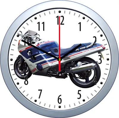 Wall Clock With Motif : Honda Motorcycle Biker - Optional Radio Controlled Clock • £34.51