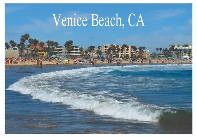 Venice Beach Boardwalk California CA Souvenir Fridge Magnet 2  X 3  CA036 • $9.99