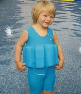 Zoggs Boys Blue Original Learn To Swim Floatsuit Age 4-5 Buoyancy Suit RRP £30 • £15.97