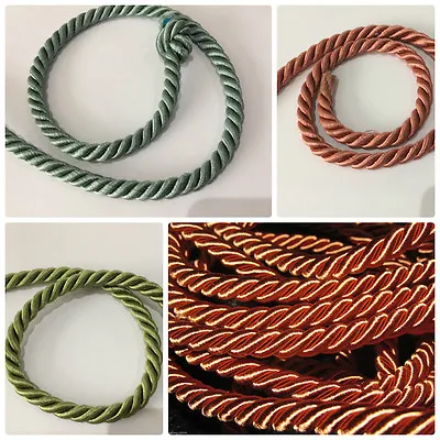 Curtain/Upholstery Twisted 10 Mm Cord Several Colours £1.99 Per Metre  • £2.49