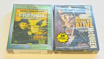 The French Connection (2-Disc Set) & Wanted Dead Or Dead Or Alive DVD Sealed NEW • $10.48