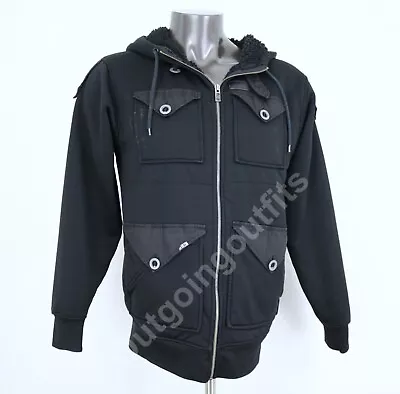 Volcom Stone Hood Men's Full Zip Jacket Black Size M • $12.99
