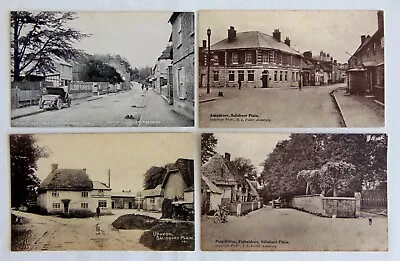 4 Unused Antique Photo Salisbury Postcards 1910s • £20