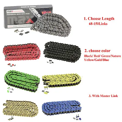 520 Motorcycle Atv O-Ring Drive Chain 520-Pitch  With 1 Connecting Link • $30.99