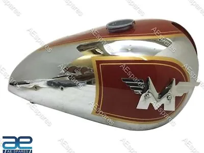 For Matchless G3L AJS G80 Motorbikes Red Chrome Fuel Gas Tank S2u • $326.24