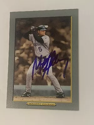 Autographed - 2005 Topps Turkey Red - #245 Matt Holliday • $8