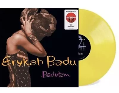 Erykah Badu - Baduizm - Exclusive Limited Edition 2 LP Lemonade Vinyl New Mint • $29.95
