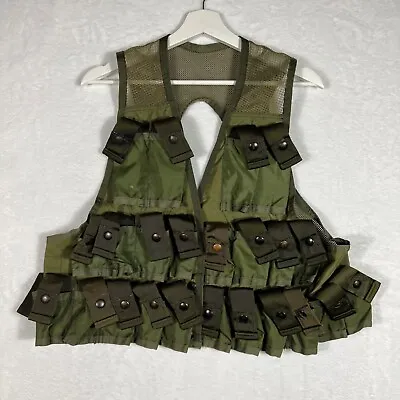 Vintage 70s US Military 40mm Ammunition Carry Vest Grenade Carrier Medium • $84.99