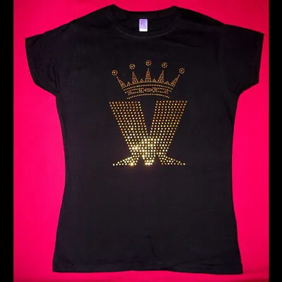 Madness - Size Ladies Large Official  M  Logo - Gold Stud T Shirt - Mint Kix79 • £12.50