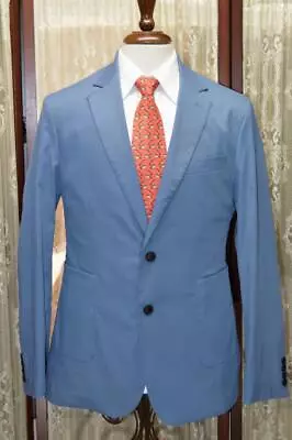 Current Hugo Boss Performance 40 R Slim Fit P-Hanry Blue Sport Coat Blazer W6j8 • $89.67