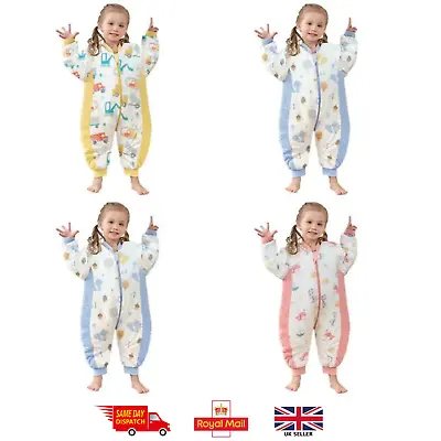 Baby Sleeping Bag With Legs2.5 TOG Toddler Sleep Bag With Removable Sleeves • £15.99