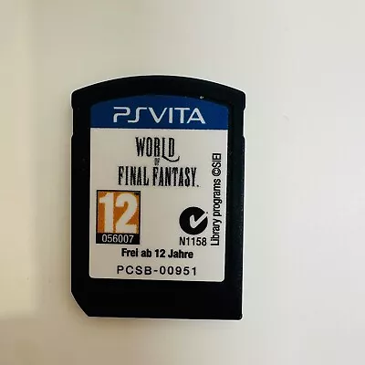 World Of Final Fantasy - PS Vita Cartridge - Free Tracked Postage! • $60