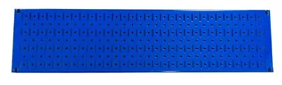 Wall Control Narrow Pegboard Rack 8in X 32in Blue Metal Pegboard Runner Tool ... • $51.68