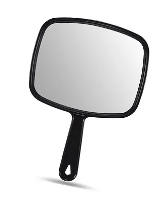 Hand Held Mirror Extra Large For Barber Lady Makeup Beauty Cosmetic With Handle • $10.99