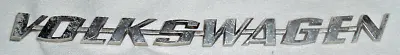 Antique Vintage VOLKSWAGEN EMBLEM CHROME *Original 1960-70s • $17