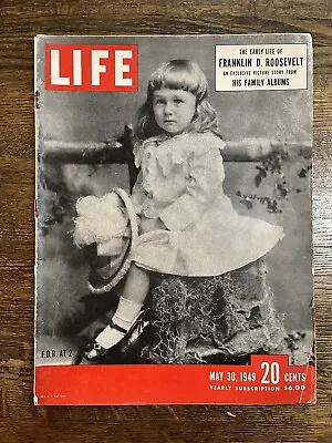 Life Magazine May 30 1949; Franklin Roosevelt Family Albums FDR Vintage Ads • $19.99