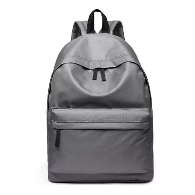 Girls Boys Retro Backpack School Rucksack Laptop/travel/work Plain Bag • £8.99