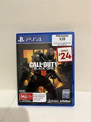 Call Of Duty Black OPS 4 (PlayStation 4 2018) • $13.99