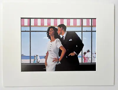 £18 • Buy Jack Vettriano MOUNTED Print -  The Man In The Navy Suit  16  X 12  *Rare*