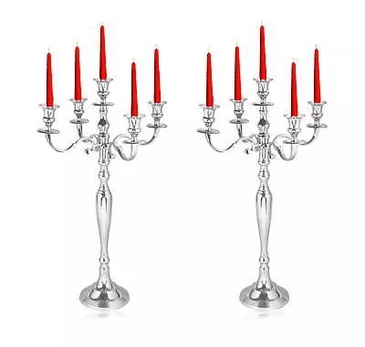 £55.20 • Buy 2er Set Table Chandelier Candle Holder 5-armig 63cm