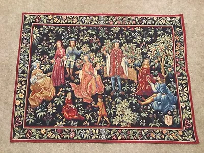 $125 • Buy * Sale* 28”x 36” Jardin Secret French Tapestry Wall Hanging