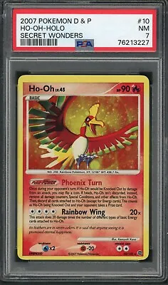 Pokemon PSA 7 NM Secret Wonders Holo Ho-Oh 10/132 (MD) • $39.99