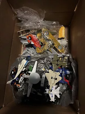 Lot LOOSE Diecast Military Fighter Planes Jets Commercial PARTS- Metal/Plastic • $55