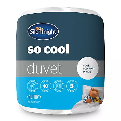 Silentnight So Cool Duvet Summer 4.5 Tog Cooling Soft Quilt Lightweight • £29.99