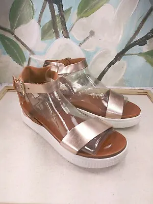 Mia Women's Shoes Sandals Pink Metallic Platform Size 8.5 SKU#08113 • $24