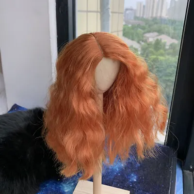 BJD Doll Hair Wig 8-9inch 22-24cm 19-21cm Carrot Red 1/3 1/4 SD DOD LUTS AOD MK • $22.80