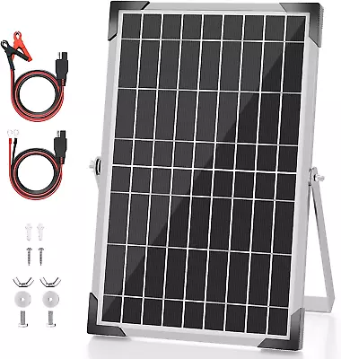 10W Solar Battery Trickle Charger Maintainer Upgrade 10A MPPT Charge Controller • $53.99