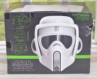 Hasbro Star Wars Black Series Ep6 Scout Trooper Premium Electronic Helmet • $148.80