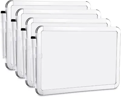 4 Pcs Dry Erase Board 7  X 11  Small Board Dry Erase For Kid Student Wall Boar • $34.97