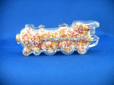Vintage Railroad Glass Locomotive E3s Narroow Cab Candy Container Toy Circa 1939 • $14.99