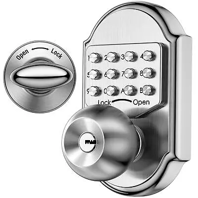 Keyless Entry Door Lock Deadbolt Stainless Steel 304 Keypad Mechanical Digital C • $75.73