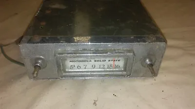 Vintage Motorola Solid State Car Pickup Truck Radio Tm297m • $40