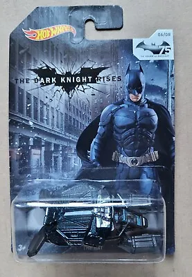 HOT WHEELS - 75 Years Of Batman - The Dark Knight Rises - The Bat 06/08 - NEW • £4.99