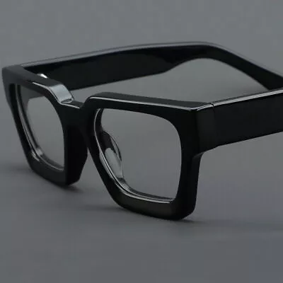 Thick Acetate Square Eyeglass Frame Design Retro Spectacles Glasses Eyewear • $35.30