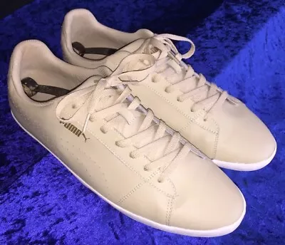 $66 • Buy Puma Civilian Men’s Beige Leather Shoes Us 13 Eur 47 357243 06